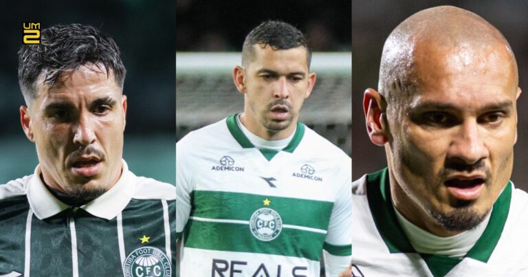 Coritiba corre risco de perder titulares de graça em 2026