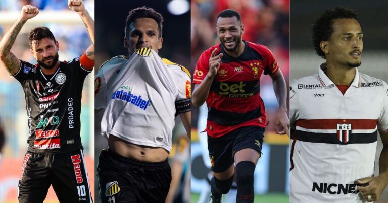Quarteto ex-Coritiba briga pela artilharia da Série B