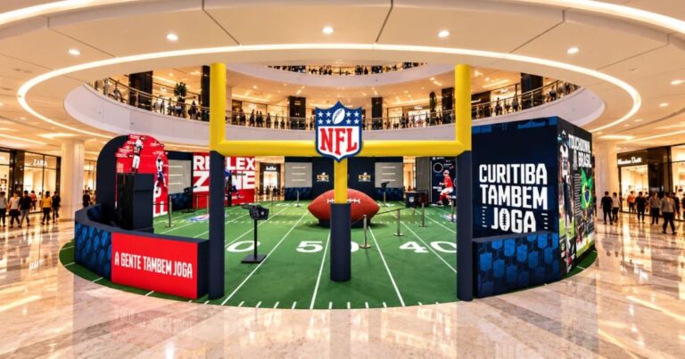 NFL chega em Curitiba com evento gratuito no Park Shopping Barigui